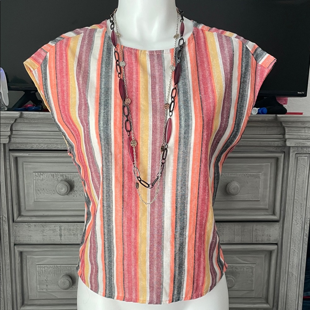 SHEIN Multicolor Striped Blouse